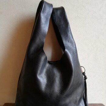 my Bag　ブラック　オイルシュリンクレザーの画像