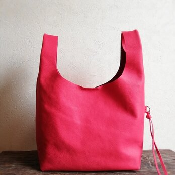 my Bag -mini-　レッド　ピッグスキンレザーの画像