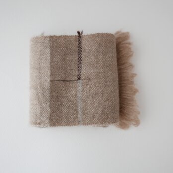 cashmere/wool short scarf 「sentence」の画像