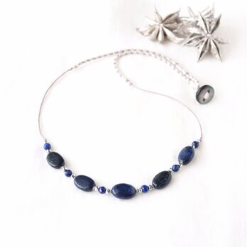 Midnight Blue Short Necklace（ラピスラズリ）の画像