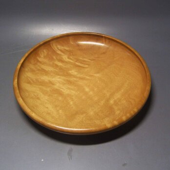 楓斑杢　スイーツ皿盛器　ガラスコート仕上げの画像