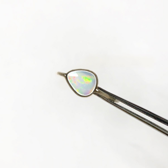 一点もの k18 Ethiopian Opal rose リング/ 受注制作の画像