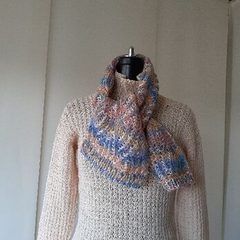 ピンク系のマフラー