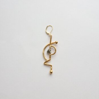 【片耳】Cosmic art pierce(earring）の画像