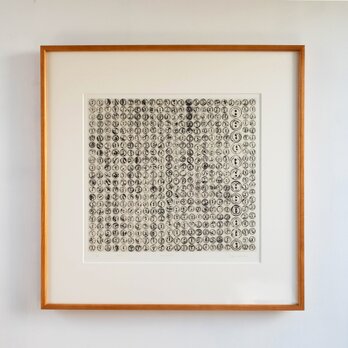 銅版画 “buttons#5”（額装）の画像