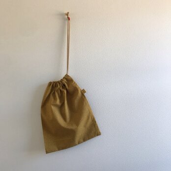 カラシイロマルの巾着袋。(ba-tt-070)の画像