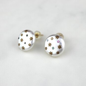 make pearl pattern a earringsの画像