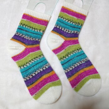 手編み靴下 opal KFS988 四季の輝きの画像