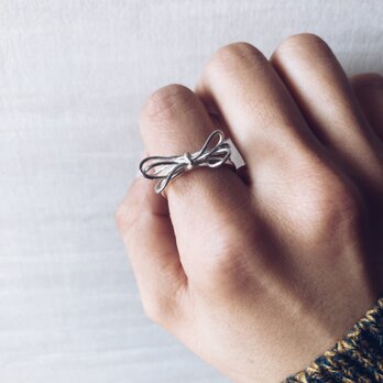 ribbon ring【silver925】の画像