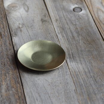 真鍮プレーン小皿φ75 〜中国茶托に〜の画像