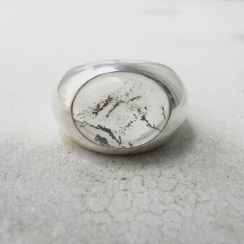 Dendritic Quartz Ring / SV925、デンドリティッククォーツ　の画像