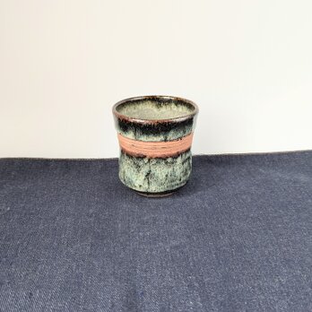 手が滑りにくいフリーカップ　【湯呑　焼酎カップ　手仕事　和　陶器　民芸　窯元】の画像