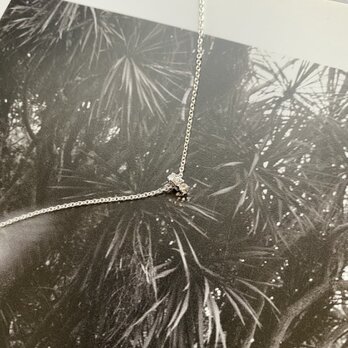 45ｃｍ　Silver925 Cz（キュービックジルコニア）ロンデルサークルネックレスの画像