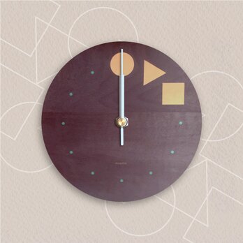 良き言葉を込めた時計［みんなちがってみんないい］木製_掛け時計_beigeの画像