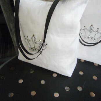 crown×linen  PouchBagの画像