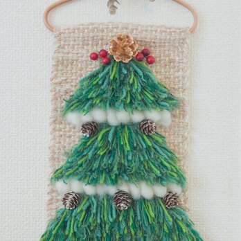 【E】手織りクリスマスツリーの画像