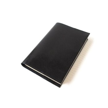 《ゴートスキン》ハヤカワ文庫トールサイズ対応・ブラック・一枚革のブックカバー・0560の画像