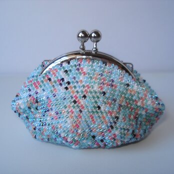 Beaded Purse --Blue Green Mix-- (S) 内布：Cathyの画像