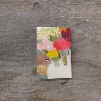 絵本なブックカバー『店頭の花』の画像