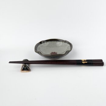 花模様の豆皿 　【手仕事 民藝　和　陶器】の画像