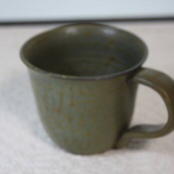 チューリップ型の外開きコーヒーカップ　大の画像