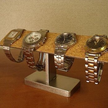 腕時計スタンド　ウオッチスタンド　時計スタンド　バー4本掛け　AKデザインの画像