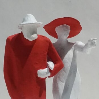赤ジャケジジと赤帽子ババ（？）の画像