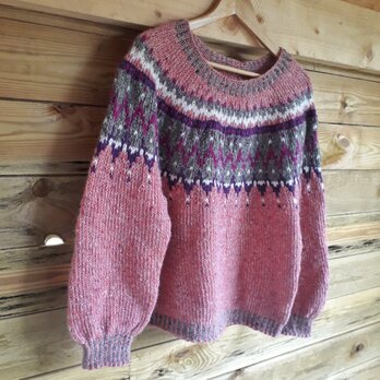 ☆Cさま専用☆ アイスランドスタイルのセーター / Pink（ピンク）の画像