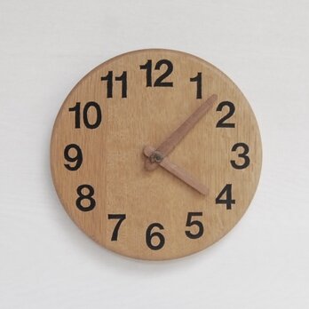 ｱﾝﾓﾅｲﾄ直径20cm 掛け時計 ｵｰｸ【2230】の画像