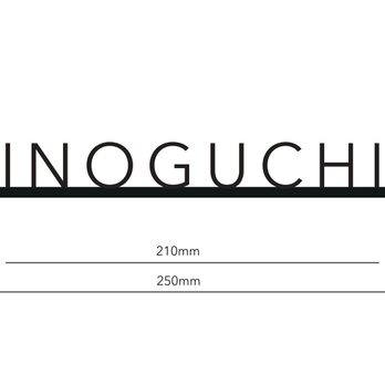 INOGUCHI様　表札ご注文ページの画像