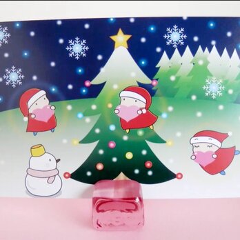 クリスマスカード 2枚組 クリスマスフェアリーの画像