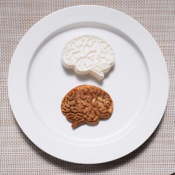 脳（クッキーカッター・クッキー型）の画像