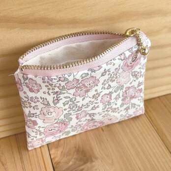 リバティ　10cmファスナーポーチ　ミニミニ　＜Felicite＞(フェリシテ)ニュアンスピンク