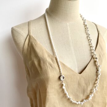 Cleopatra×Round Necklace-Tansui Pearlの画像