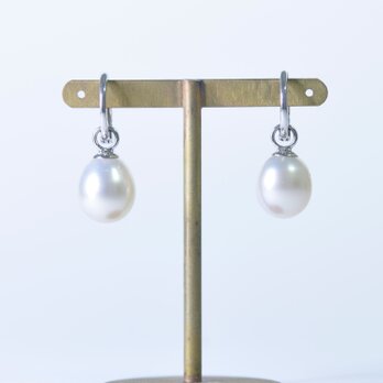 south sea pearl/pt900 _ SVRP earring 【like earrings】の画像