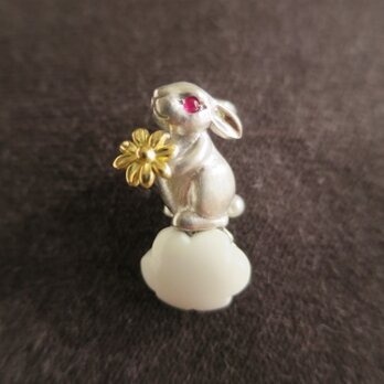 SV・K18　Rabbit Cloud　tiny pinの画像