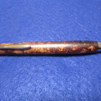 ローズウッドバール　アイバール　キヌカオイル仕上げ　ワンピースタイプの木軸ボールペン　希少材の画像