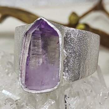 鉱物の表情＊amethyst 925 ringの画像