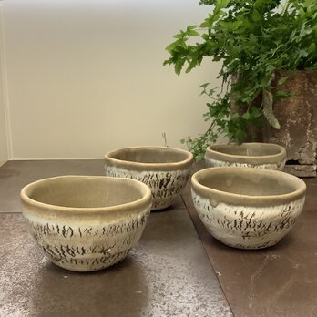 (on sale) (現品価格) 磁土&灰釉　小鉢(汲み出し)