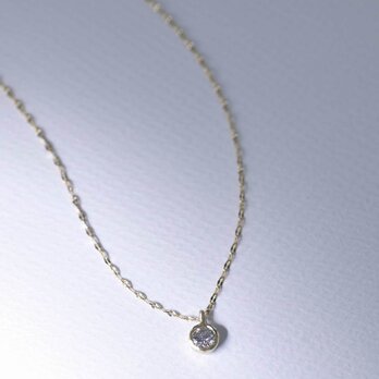 Diamond_0.24ct/K18YG Necklace 【miniera/ミニエーラ】の画像