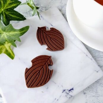 葉っぱチョコレート型（ハナミズキＢ）（22）シリコン型　シリコンモールド　お菓子　手作り　プレゼントの画像