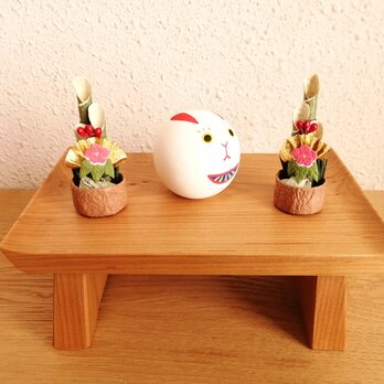 脚つき飾り台　山桜の画像
