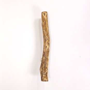 【温泉流木】木の皮のストライプラインが美しい極太流木ドアハンドル・手すり 木製 流木インテリアの画像
