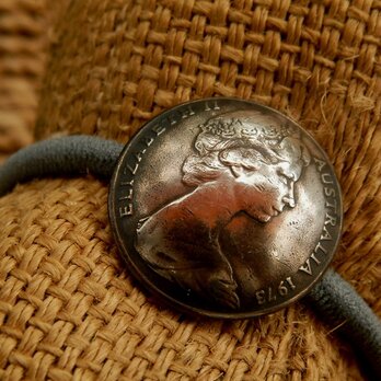 ＃H96  Australia Coin Hair Elasticの画像