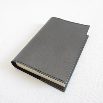 文庫本サイズ対応《ピッグスキン》一枚革のブックカバー・0754の画像