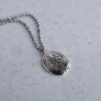Silver initial pendant [P084SV]の画像