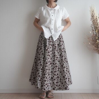 花柄の8枚はぎスカート　 No.257の画像