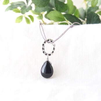 Oval＆Pear Shaped Pendant（モリオン）の画像