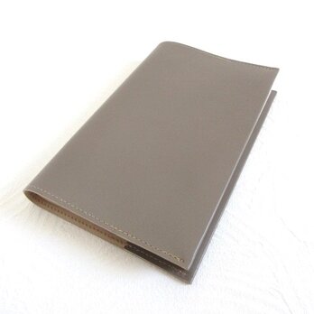 新書サイズ、コミック対応《ゴートスキン》スムース・一枚革のブックカバー・0761の画像