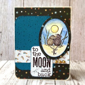 moon light マウスのフリーカードの画像